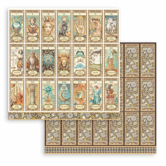 Stamperia -    8''x 8'' Double Sided Paper Pad - Fortune