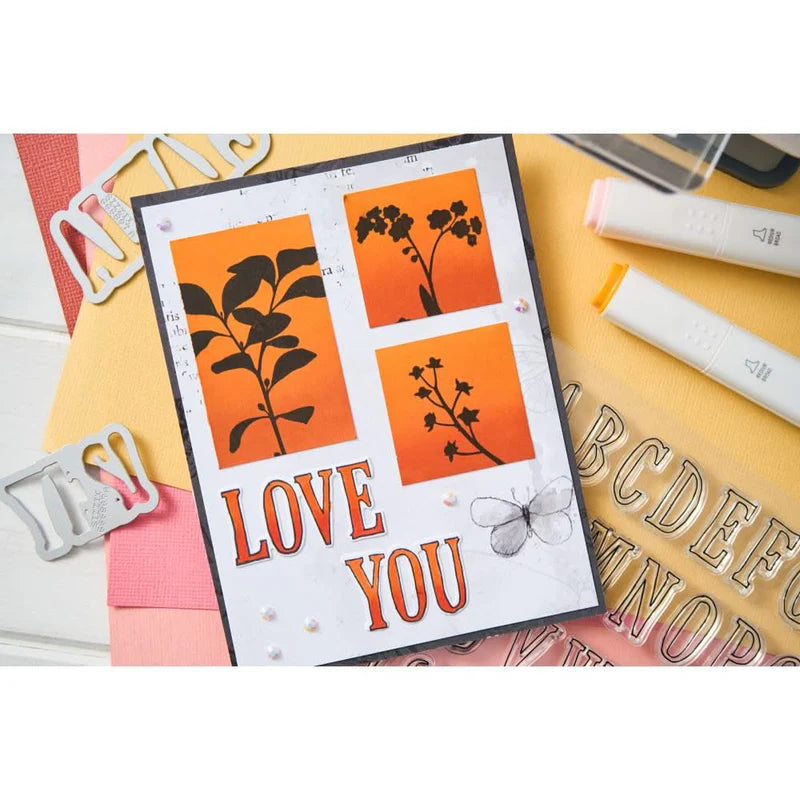 Sizzix - 49 and Market Clear Stamp - Fine Stem 01