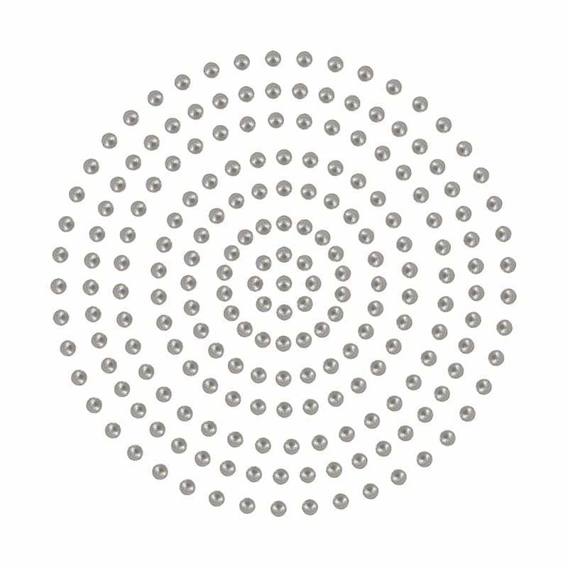 2mm Self Adhesive Pearls - Antique Silver