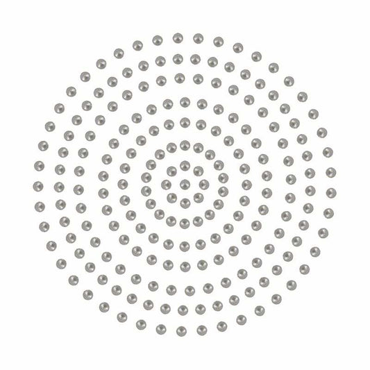 2mm Self Adhesive Pearls - Antique Silver