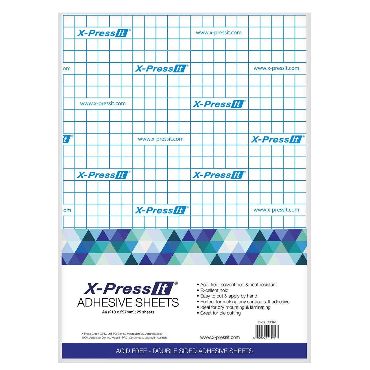 X-Press It - A4 Double Sided Adhesive sheets