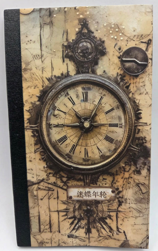 Mini Background Pad - Rustic Clocks