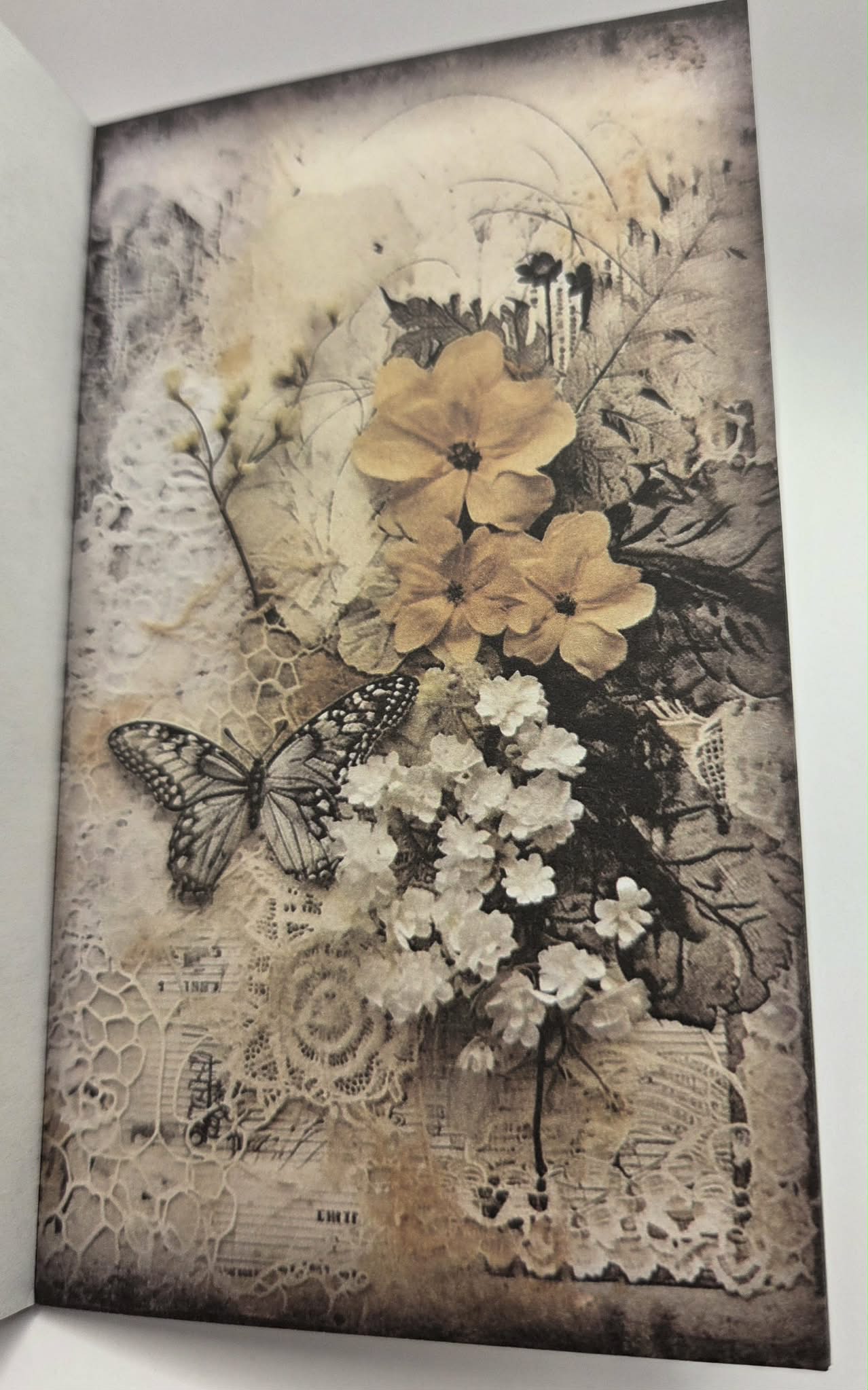 Mini Background Pad - Rustic Floral