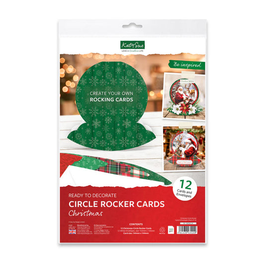 Katy Sue - Circle Rocker Cards - Christmas