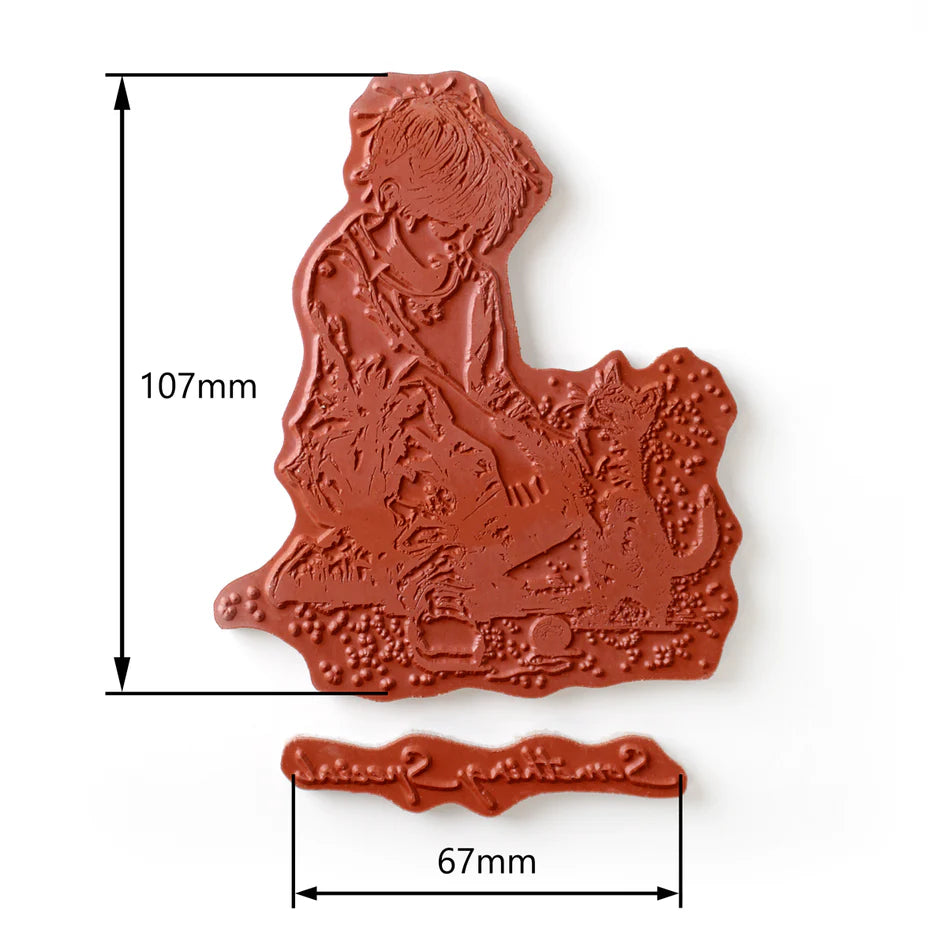 Cosmic Shimmer - Andy Skinner  Pre Cut Mounted Stamp - Something Special