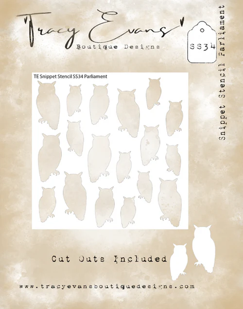 Tracy Evans Boutique Designs - Snippet Stencils - Parliament SS34
