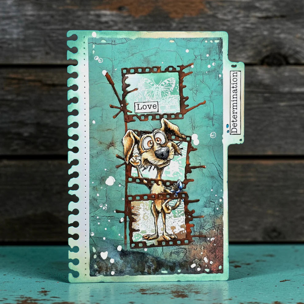 AALL & CREATE - A6 Stamps - Torn Prints #TP - 1336