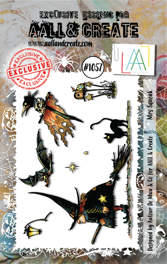 AALL & CREATE - A7 Stamps -Mrs Squeak #1057