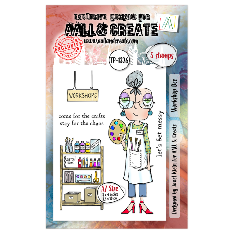 AALL & CREATE - A7 Stamps - Workshop Dee #1326