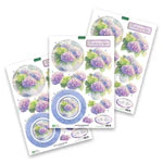 Katy Sue - Die Cut 3D decoupage - Hydrangea Vase