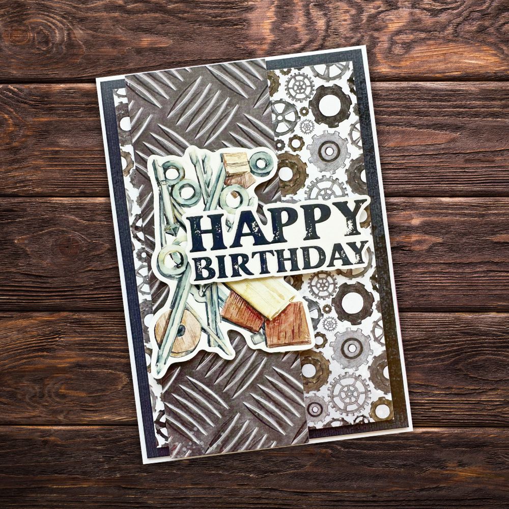 Paper Rose Embossed Die Cuts - Dads Tools