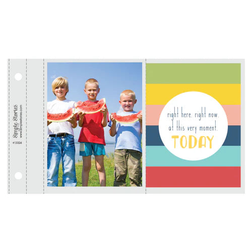Simple Stories - 4x6 SN@P! Flipbook Pages - 3x4 Pack Refills