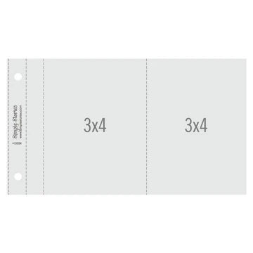 Simple Stories - 4x6 SN@P! Flipbook Pages - 3x4 Pack Refills