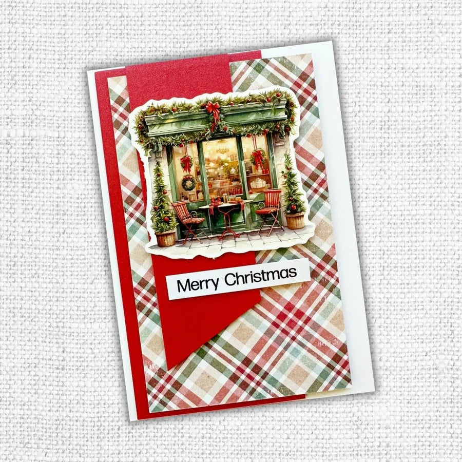 Paper Rose Embossed Die Cuts - Christmas Shops