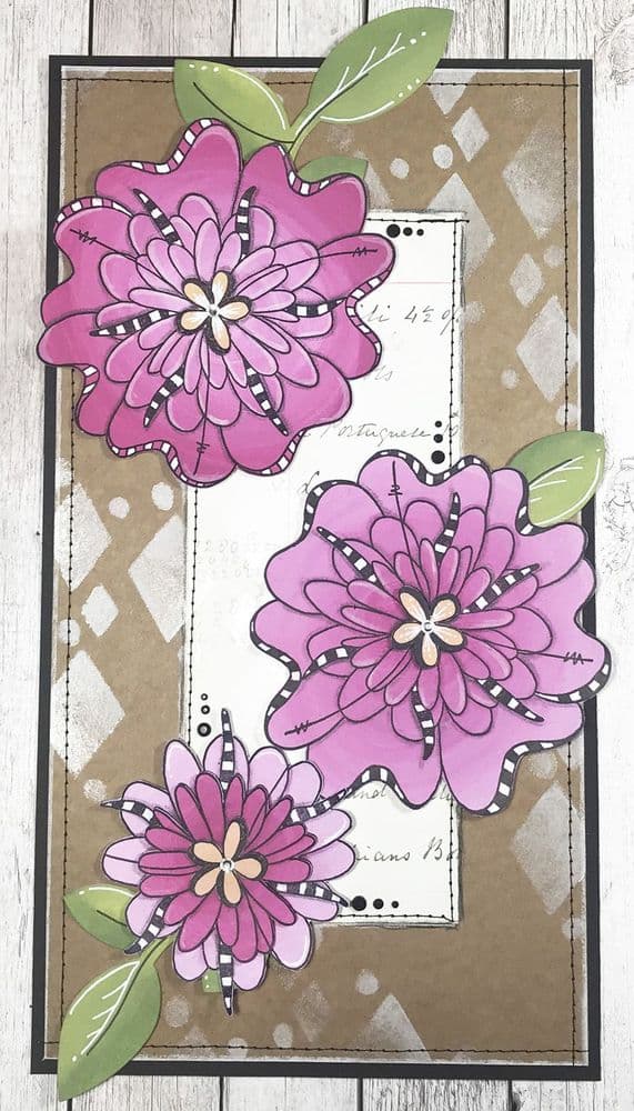 Paper Artsy - JOFY -  PS166  Stencil