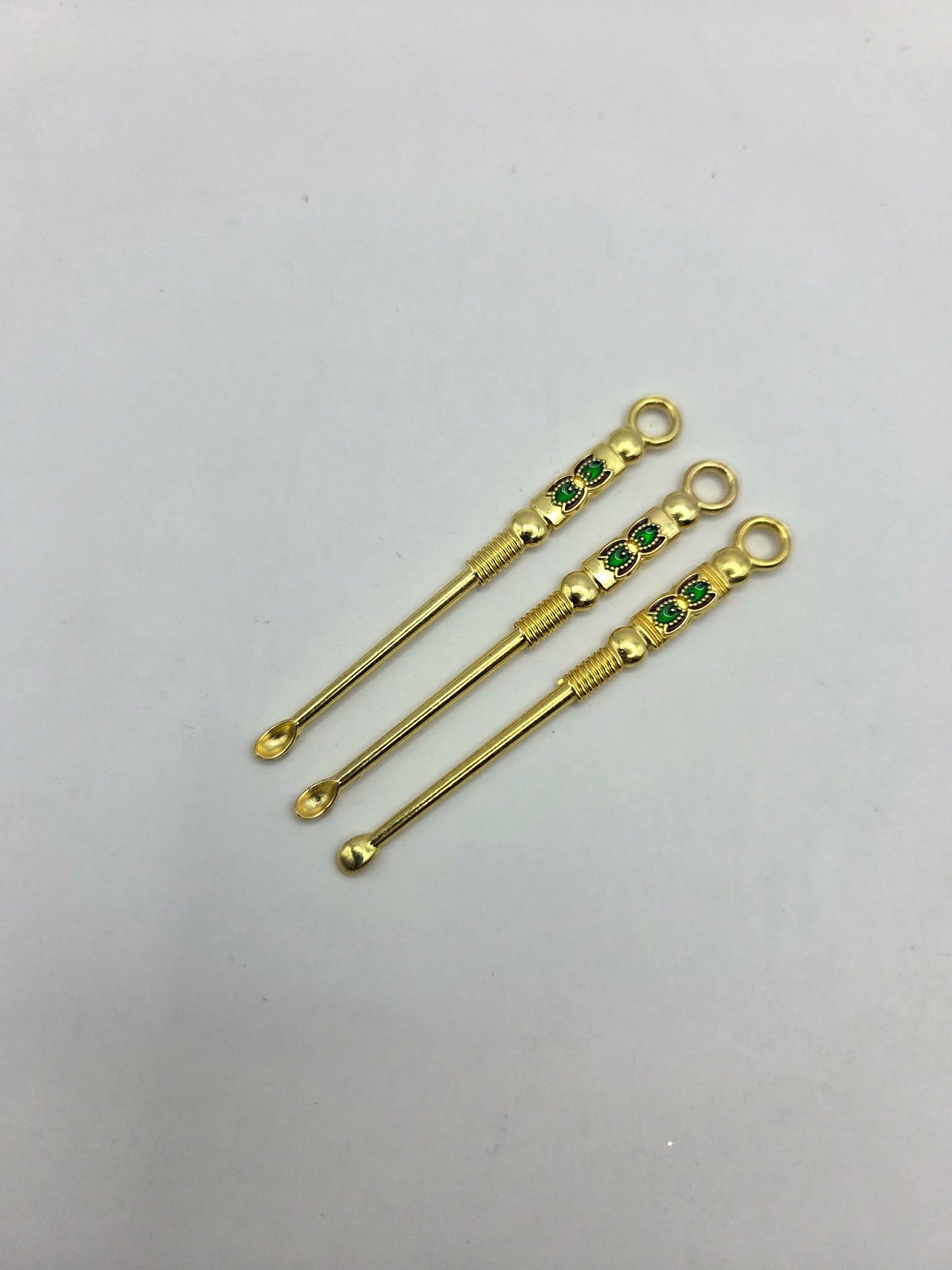 Golden Powder Scoop x 3