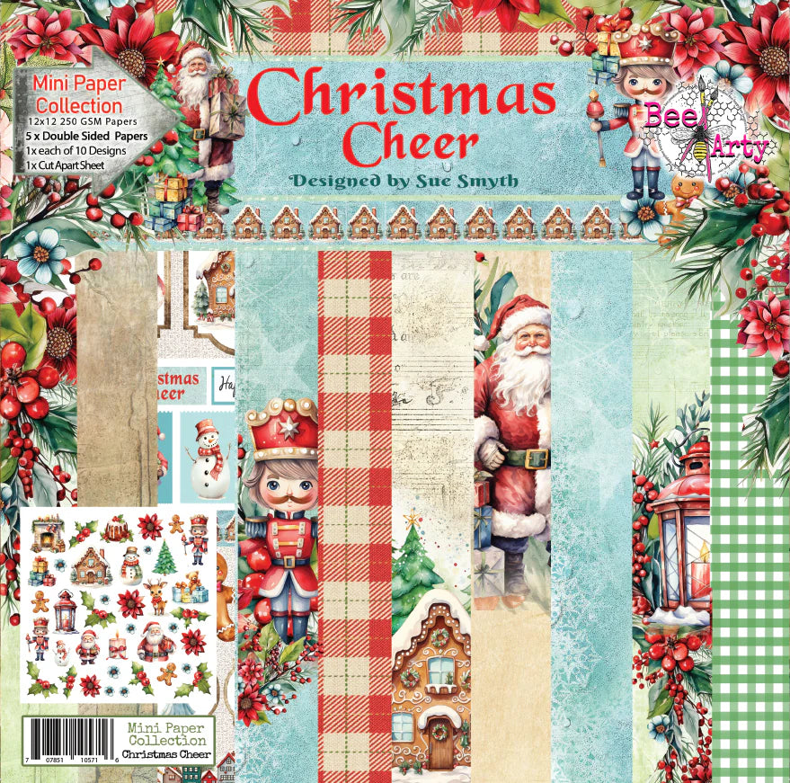 Bee Arty - Christmas Cheer - Mini collection Paper Pack 12"x12"