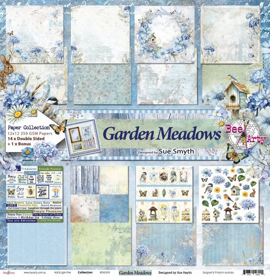 Bee Arty - Garden Meadows 12'' x 12'' Paper Collection Pack
