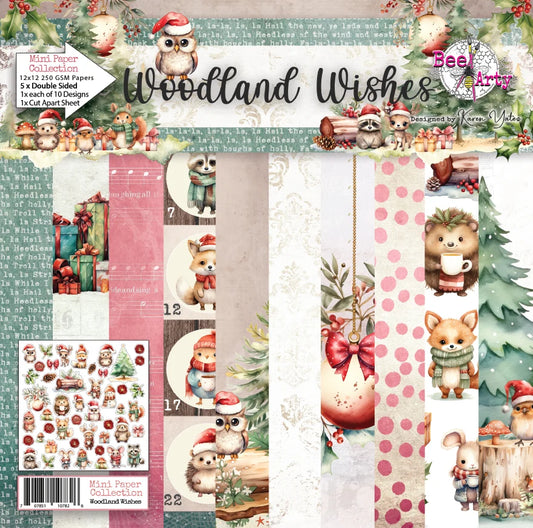 Bee Arty - Woodland Wishes - Mini collection Paper Pack 12"x12"