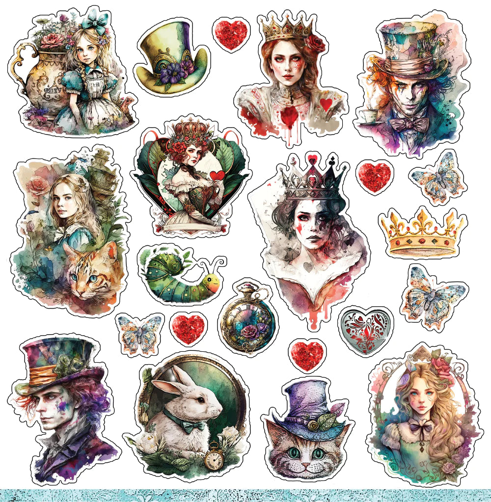 Bee Arty - Queen Of Hearts 12'' x 12'' Paper Packs NEW Collection