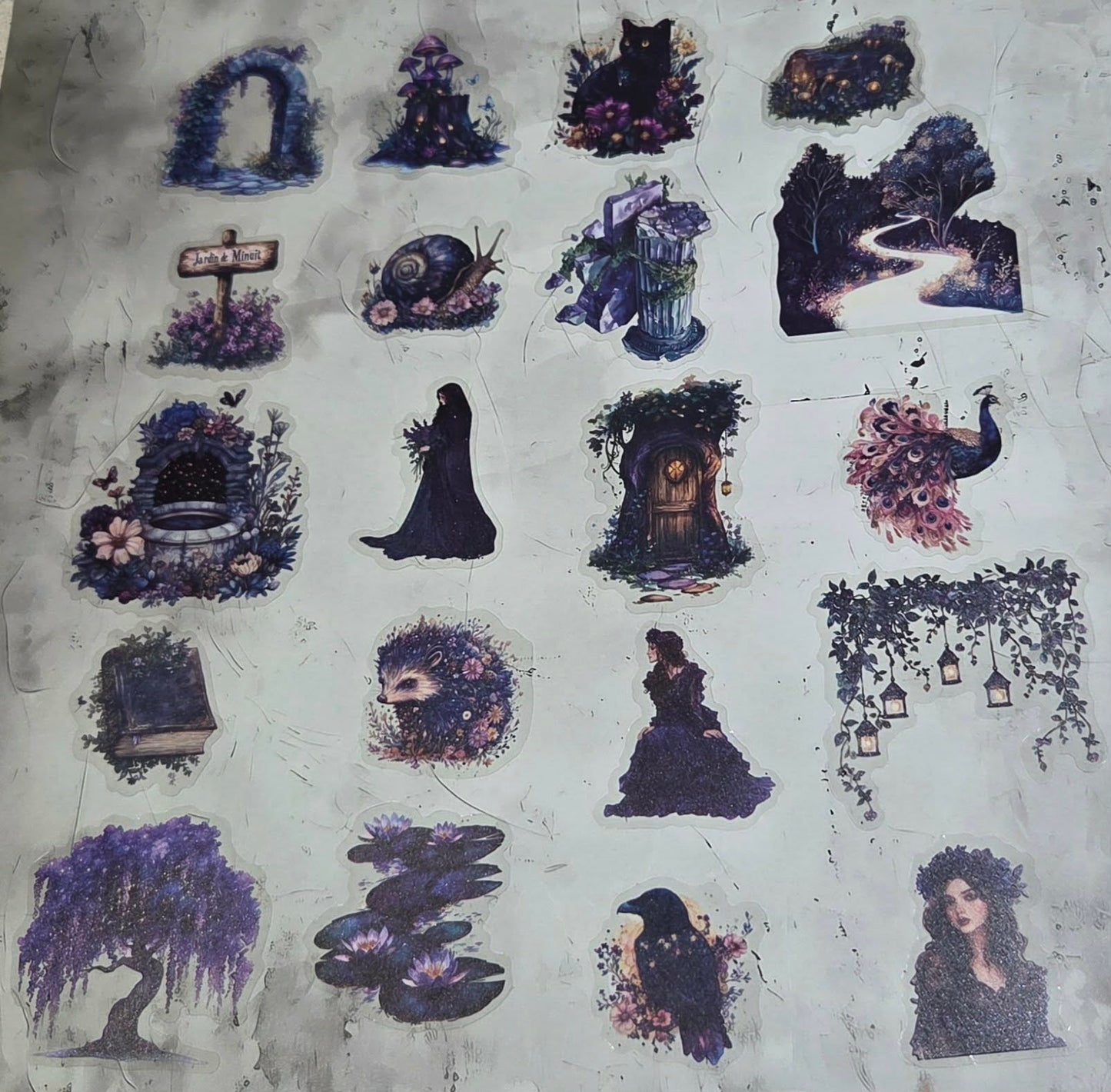 Clear Stickers -Spirit Forest  20pc