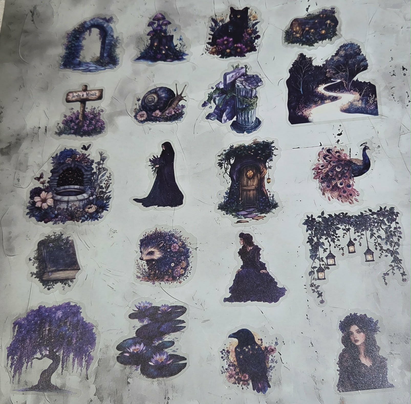 Clear Stickers -Spirit Forest  20pc