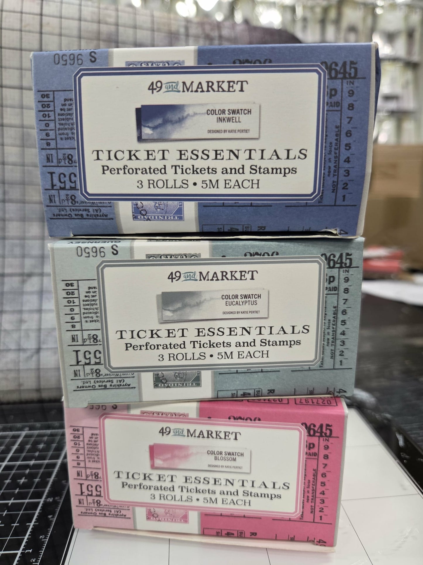 49 and Market - Ticket Essentials - Inkwell, Eucalyptus & Blossom Mixed Pack