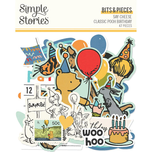 Simple Stories - Say Cheese Classic Pooh Ephemera Bits & Pieces (47)