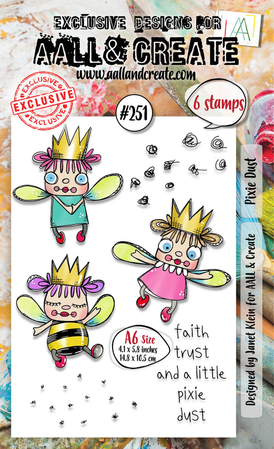 AALL & CREATE - A6 Stamps - Pixie Dust #251