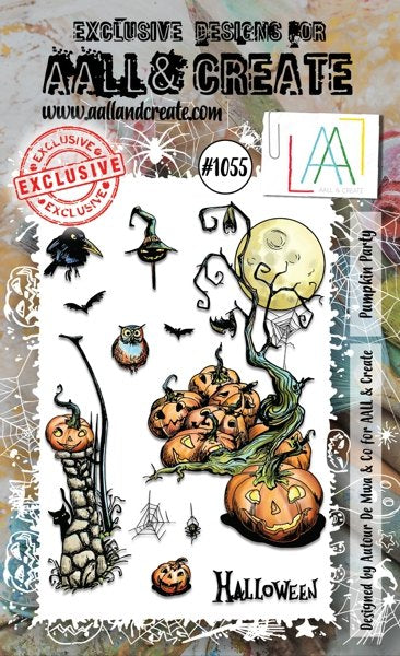 AALL & CREATE - A6 Stamps - Pumpkin Party  # 1055