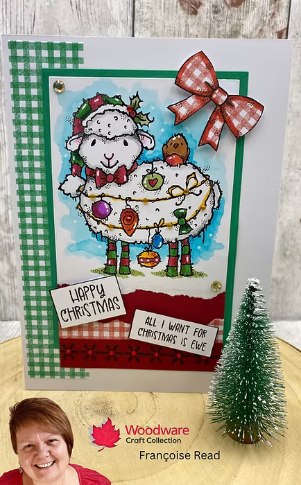 Woodware Craft Collection - Christmas Borders