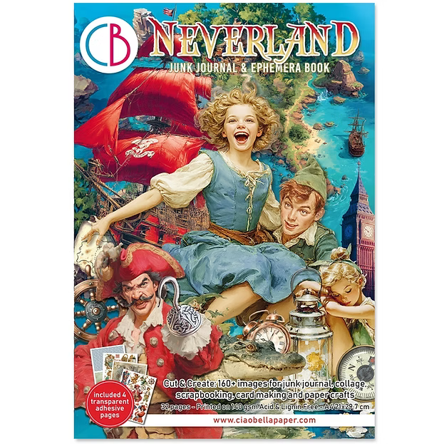Ciao Bella - Junk Journal & Ephemera Book - Neverland
