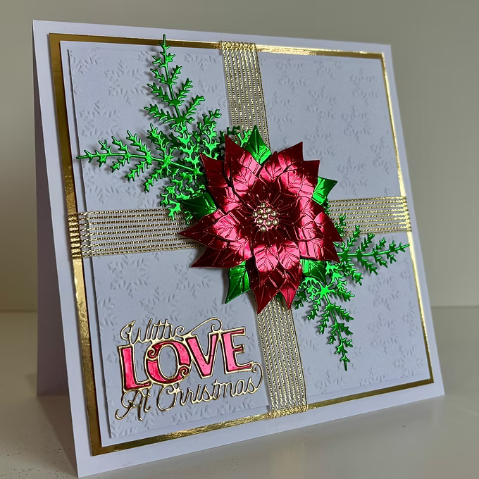Jamie Rogers Crafts - Florist Collection -Traditional Poinsettia