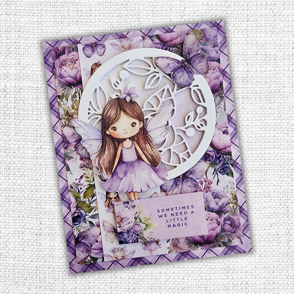 Paper Rose - Lavender & Fairies basic 6x6 Paper Collection
