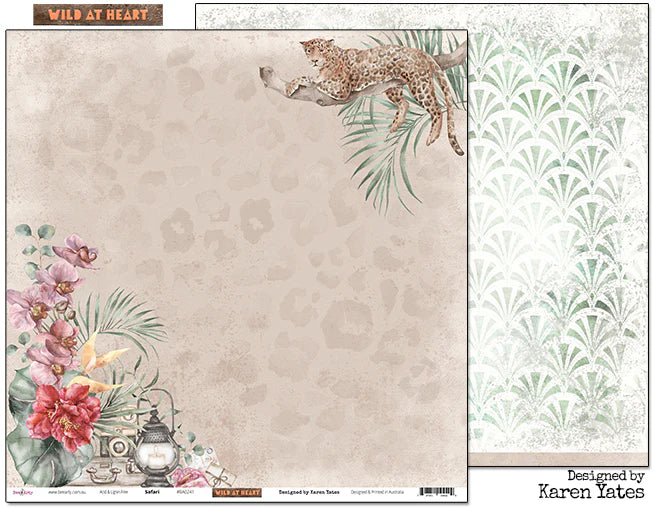 Bee Arty - Wild At Heart 12'' x 12'' Paper Packs