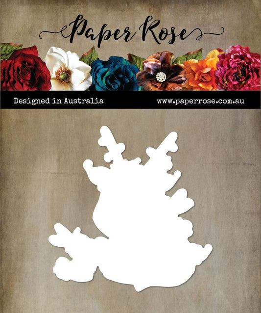 Paper Rose -  Metal Die - Sweet Reindeer
