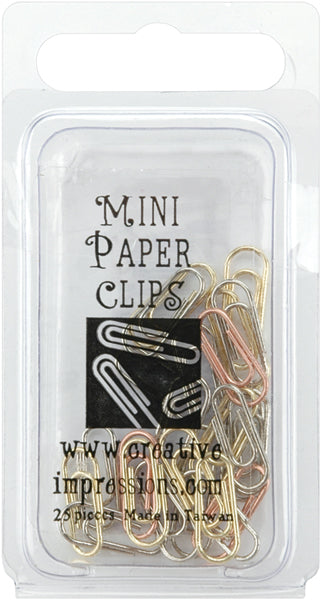 Creative Impressions - Mini Paper Clips (25)