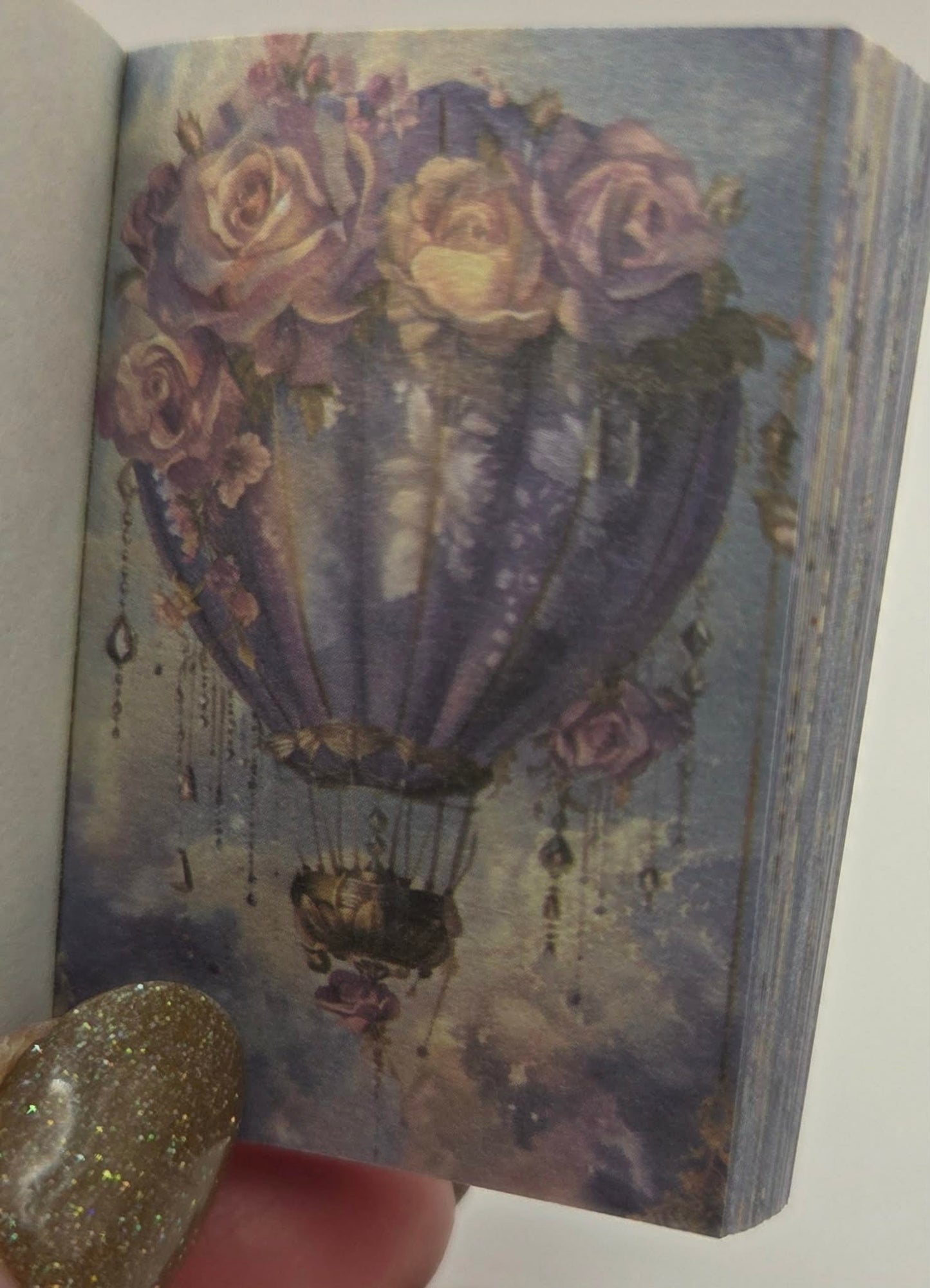 Mini Ephemera books - Purple Memories
