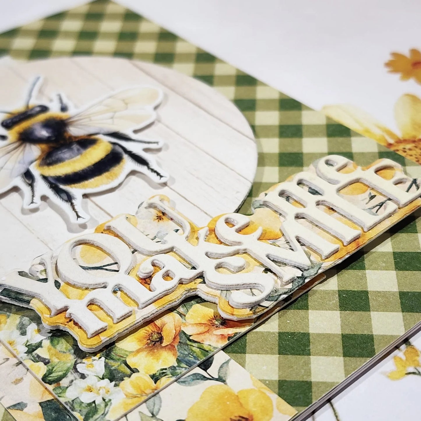 Paper Rose -  Metal Cutting Die - You Make Me Smile