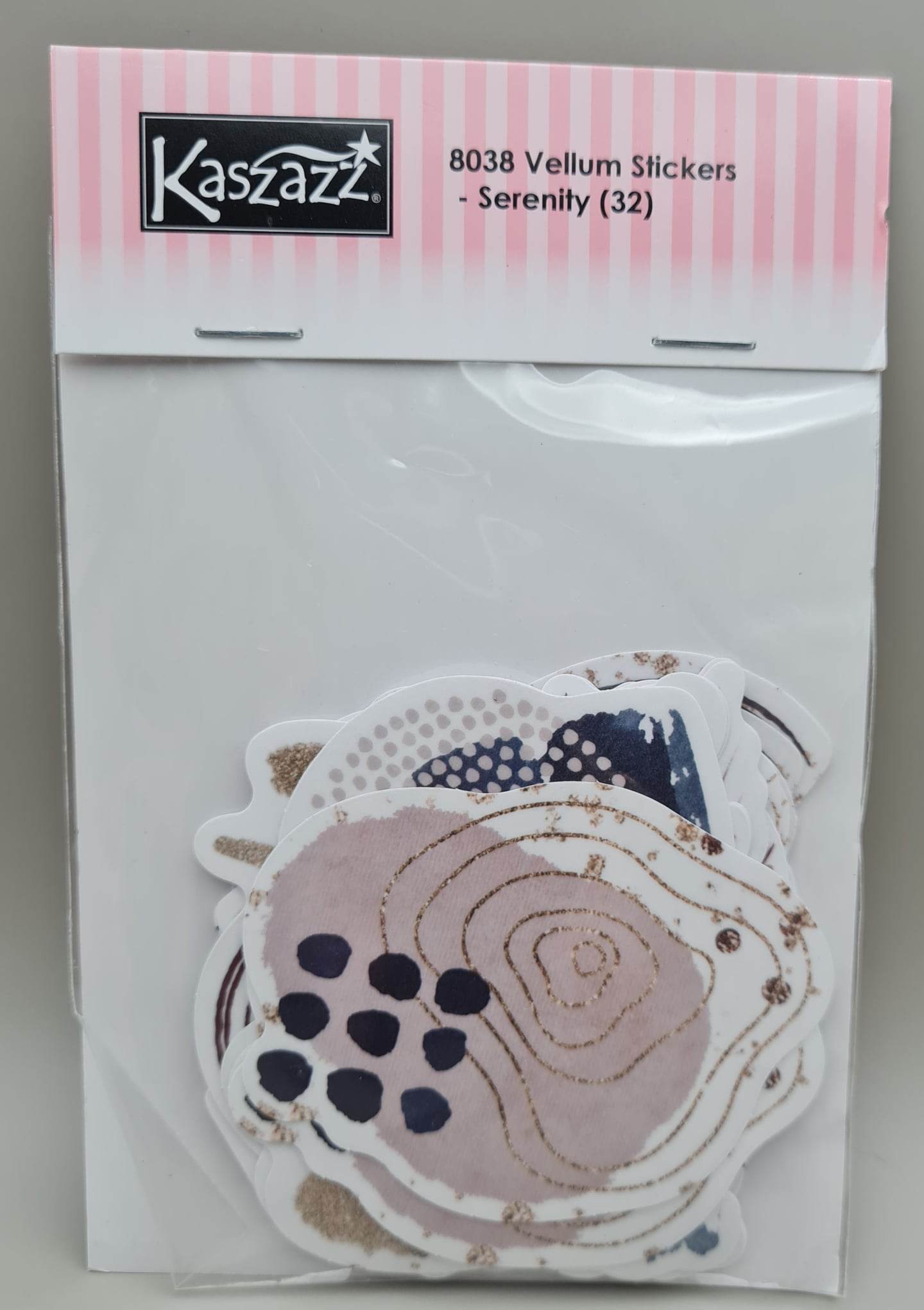 Kaszazz Cut-Outs - Vellum Stickers - Serenity – 10Cats