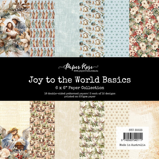 Paper Rose - Joy To The World Basics 6'x6' Paper Collection
