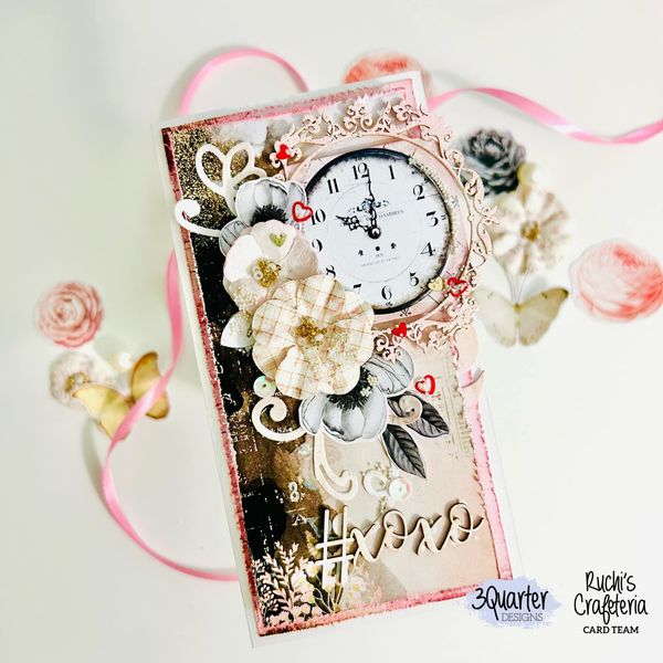 3 Quarter Designs - Blush Indulgence 6x6 Pack Papers