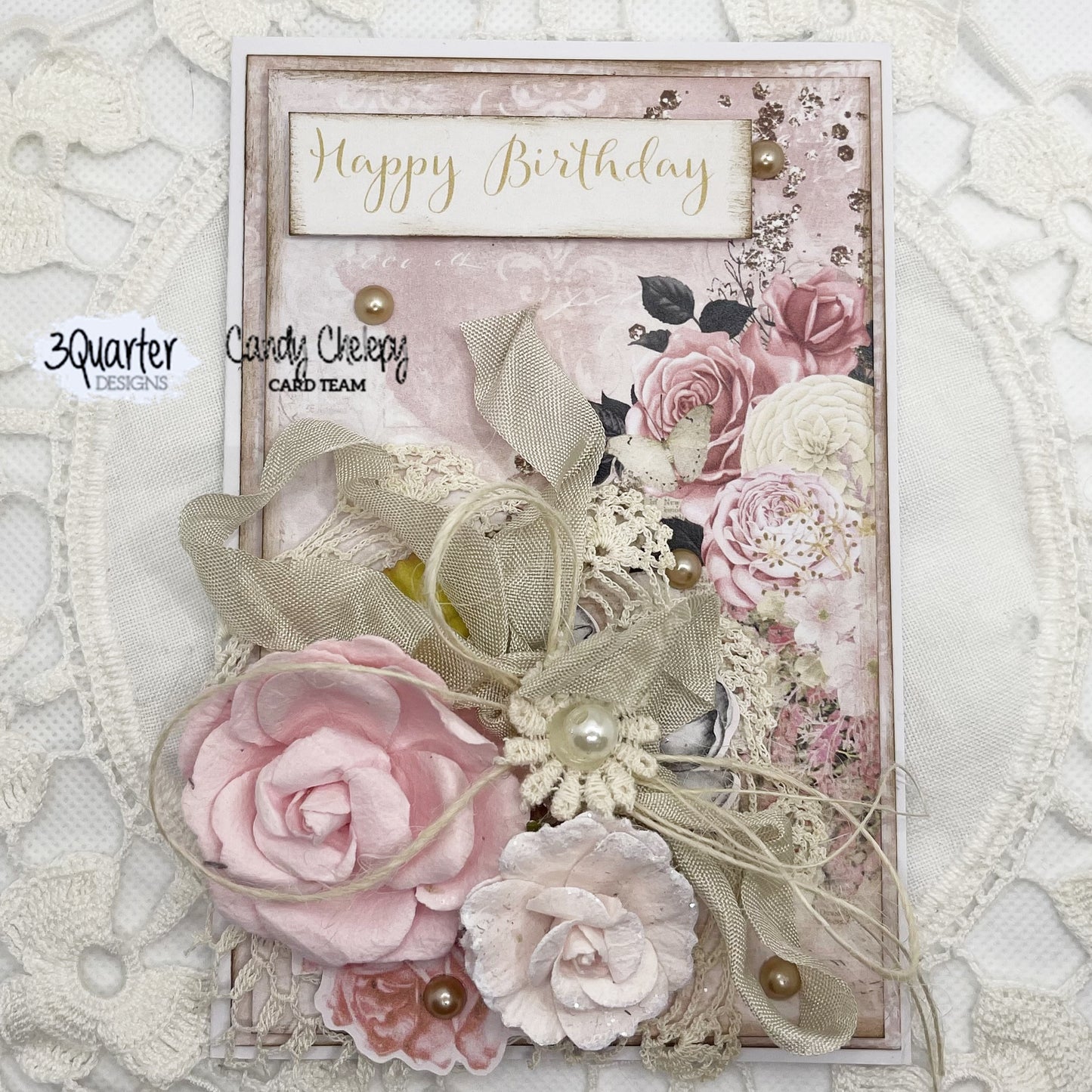 3 Quarter Designs - Blush Indulgence 6x6 Pack Papers