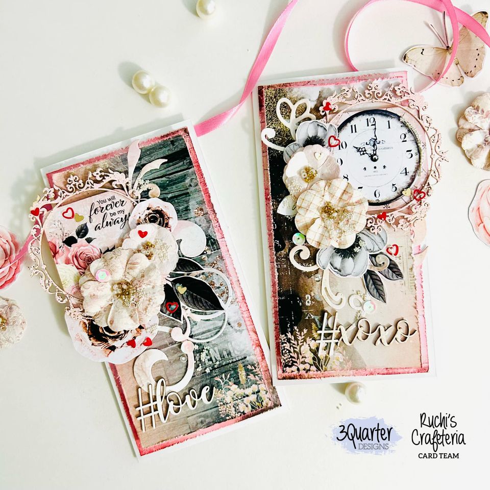 3 Quarter Designs - Blush Indulgence 6x6 Pack Papers