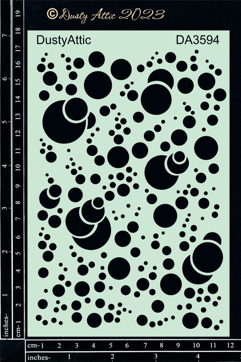 Dusty Attic - Stencil - Bubbles # 2