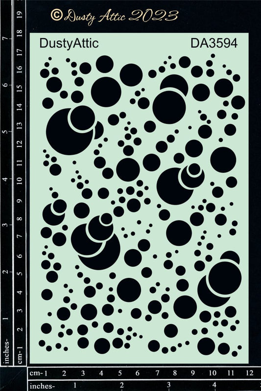 Dusty Attic - Stencil - Bubbles # 2