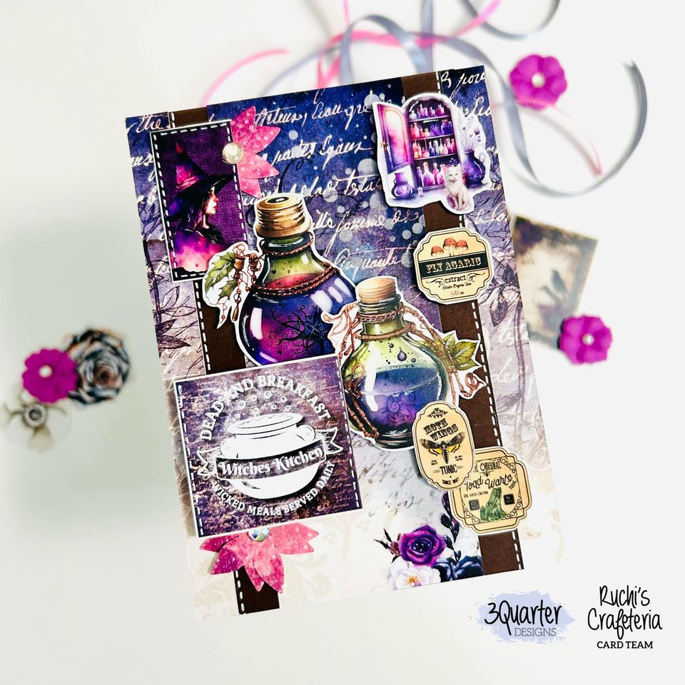 3 Quarter Designs -Magic Potion 8x8 Pack Papers
