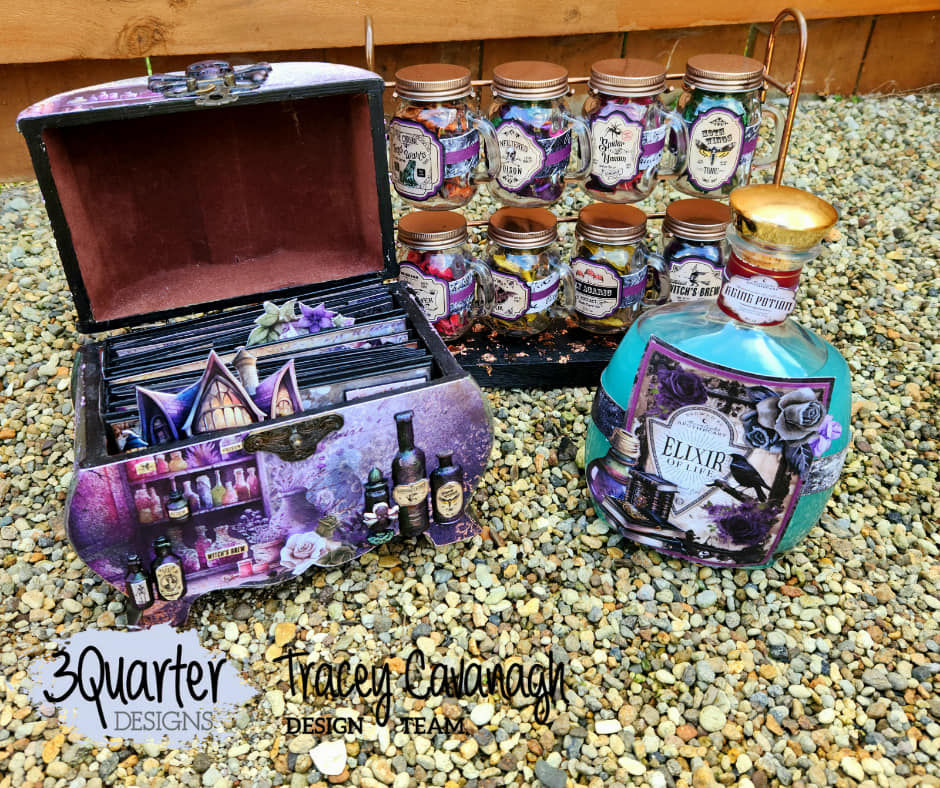 3 Quarter Designs -Magic Potion 8x8 Pack Papers