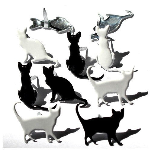 Eyelet Outlet and Brads - Silhouette Cats