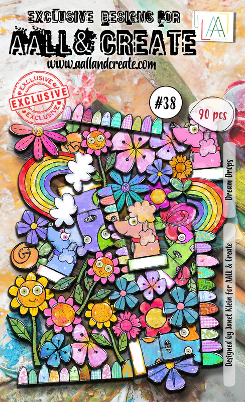 AALL & CREATE - Ephemera Die Cuts  - Dream Drops #38